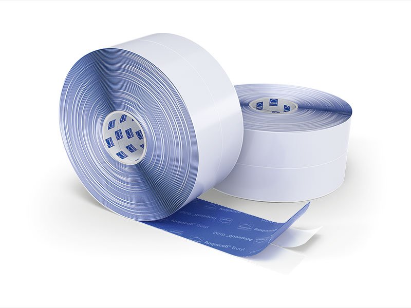 Photo du produit: Ampacoll BK 535 120 mm, ruban adhésif en caoutchouc butyle, étanche à l’air et au vent